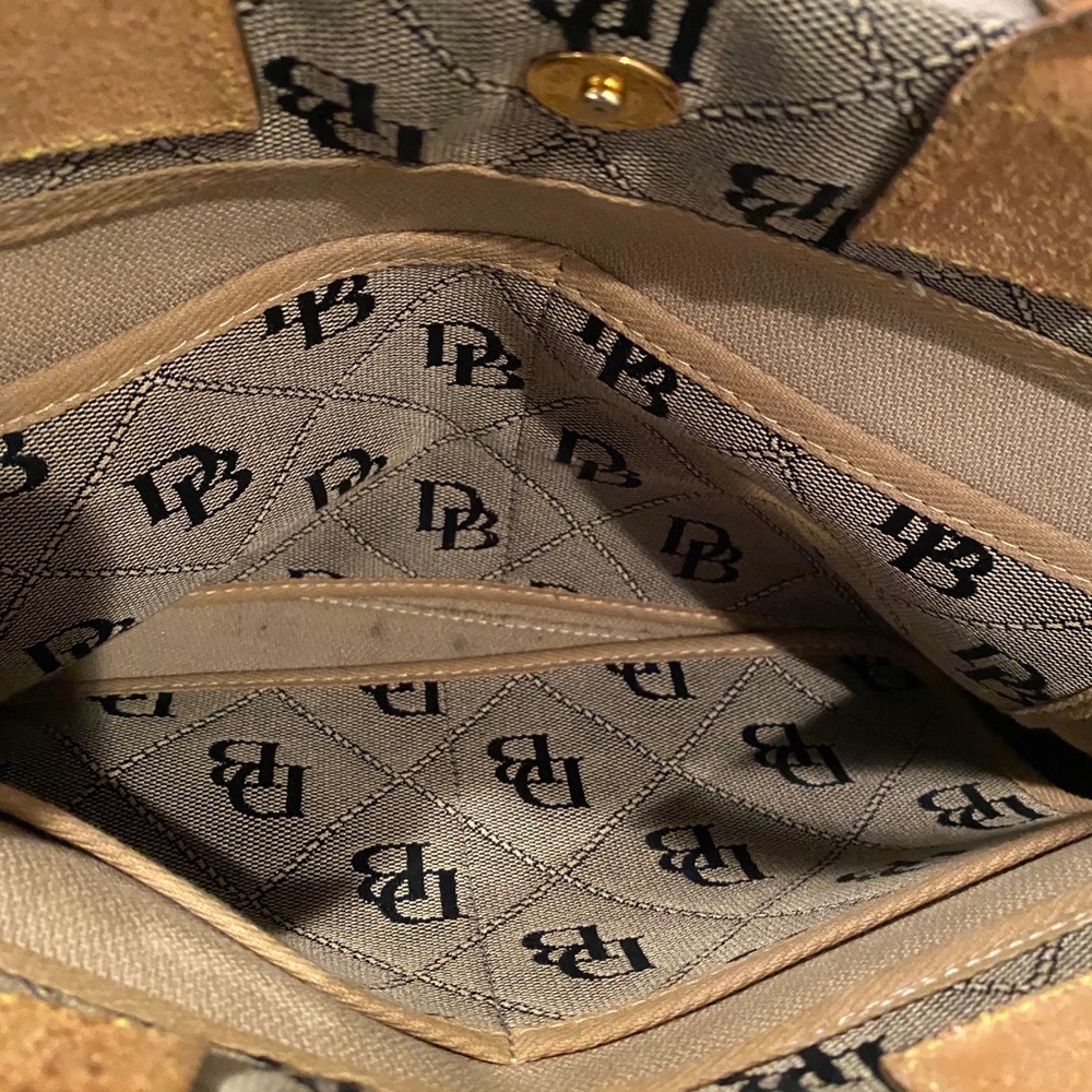 Dooney & Bourke Vintage Logo Tassel Tote Satchel - Picture 9 of 10